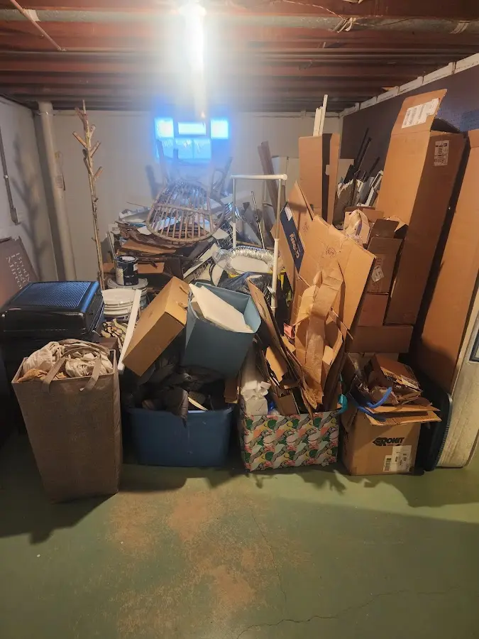 Roll-off dumpster container at job site for Roll Off Dumpster Rental in Marianna